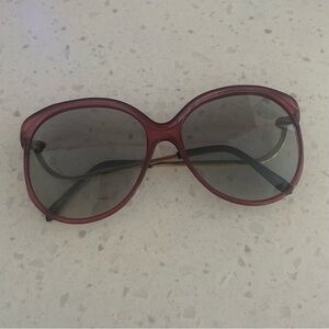 Vintage Retro Big Eye Sunglasses Womens Made in Korea